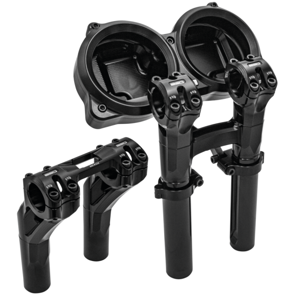 ROLAND SANDS DESIGN SECTOR RISERS FOR 1 1/8" HANDLEBARS RSD Sector Gauge Relocate Kit ST18-Up