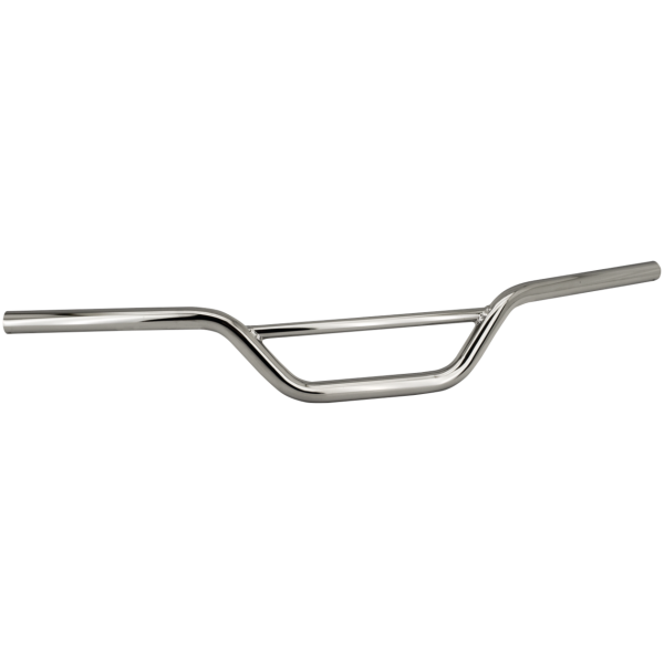 ZODIAC CUSTOM PRODUCTS ONE INCH DIAMETER MOTOR-X HANDLEBARS GZP Moto bar non-dimpled Chrome 4-1/4"