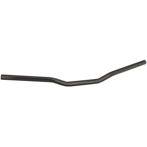 ZODIAC CUSTOM PRODUCTS ONE INCH DIAMETER DIRT TRACK HANDLEBARS GZP Black Tracker bar non-Dimpled 2"