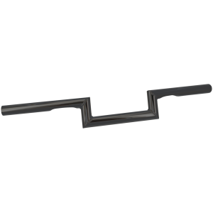 ZODIAC CUSTOM PRODUCTS ONE INCH DIAMETER Z-BAR HANDLEBARS GZP Flat Z - BLACK DIMPLED