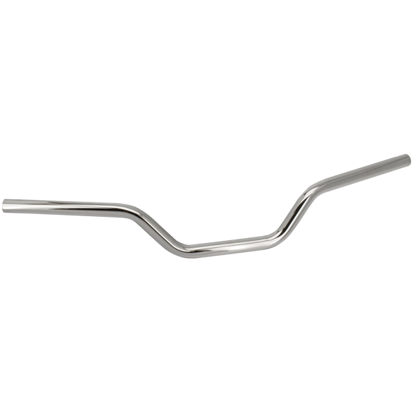 ZODIAC CUSTOM PRODUCTS ONE INCH DIAMETER DIRT TRACK HANDLEBARS GZP DIRT TRACK HIGH CHROME nodimpl 4-1/2