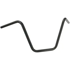 ZODIAC CUSTOM PRODUCTS ONE INCH DIAMETER APE HANGERS GZP Black Apes 13-1/2" non-dimpled