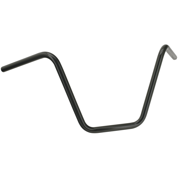 ZODIAC CUSTOM PRODUCTS ONE INCH DIAMETER APE HANGERS GZP Black Apes 13-1/2" non-dimpled
