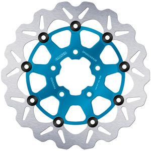 GALFER "BIG WAVE" FLOATING DISC BRAKE ROTORS Galfer Wave FR Floating 13" Blue