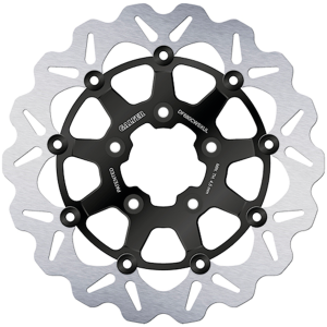 GALFER "BIG WAVE" FLOATING DISC BRAKE ROTORS Galfer Wave FR Floating 13" Black