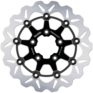 GALFER "BIG WAVE" FLOATING DISC BRAKE ROTORS Galfer Wave FR Floating 13" CC Black