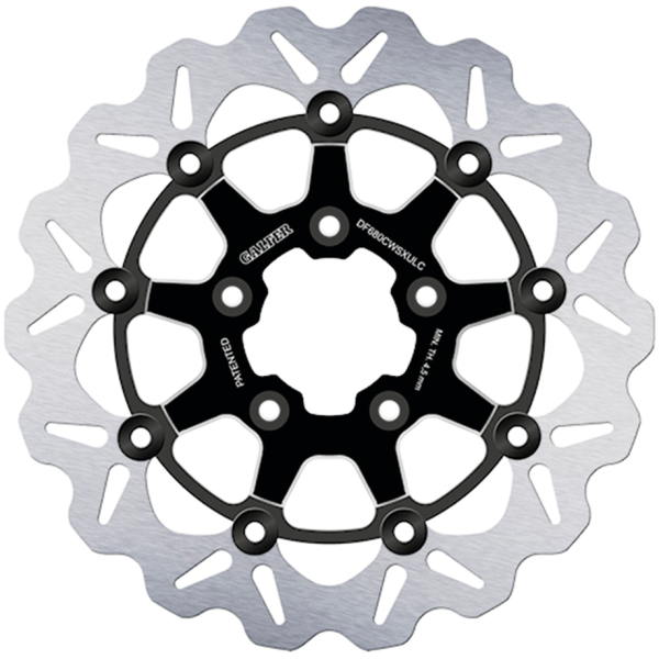 GALFER "BIG WAVE" FLOATING DISC BRAKE ROTORS Galfer Wave FR Floating 13" CC Black