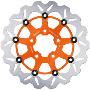 GALFER "BIG WAVE" FLOATING DISC BRAKE ROTORS Galfer Wave FR Floating 13" Orange