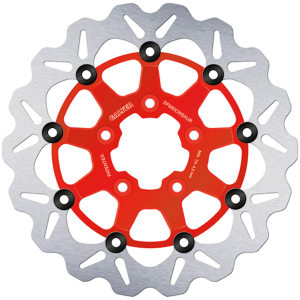 GALFER "BIG WAVE" FLOATING DISC BRAKE ROTORS Galfer Wave FR Floating 13" Red