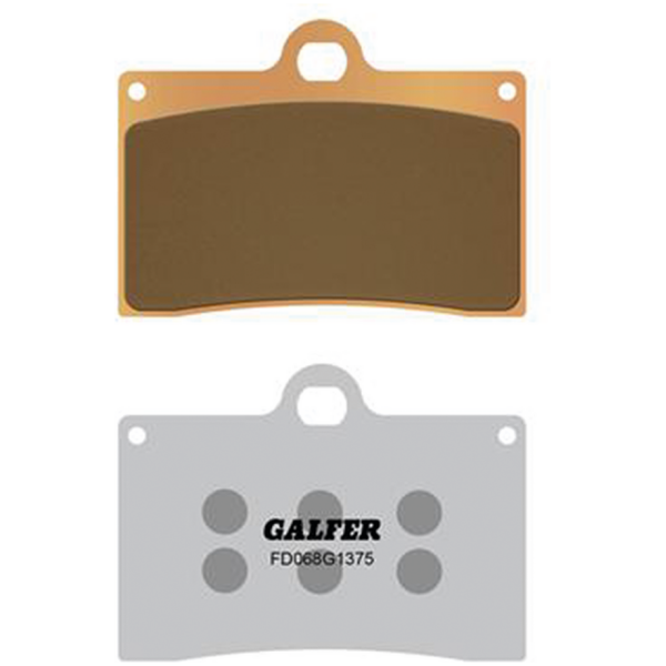 GALFER FRONT DISC BRAKE PADS Galfer FD068 Sintered Performance Pads