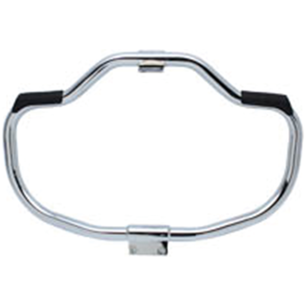 HIGHWAY BARS WITH FOOTREST RUBBERS Chrome engine guard/w footrest XL04-22