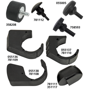 KICKSTAND BUMPER RUBBER Bumper, jiffy stand leg FLH/T07-up