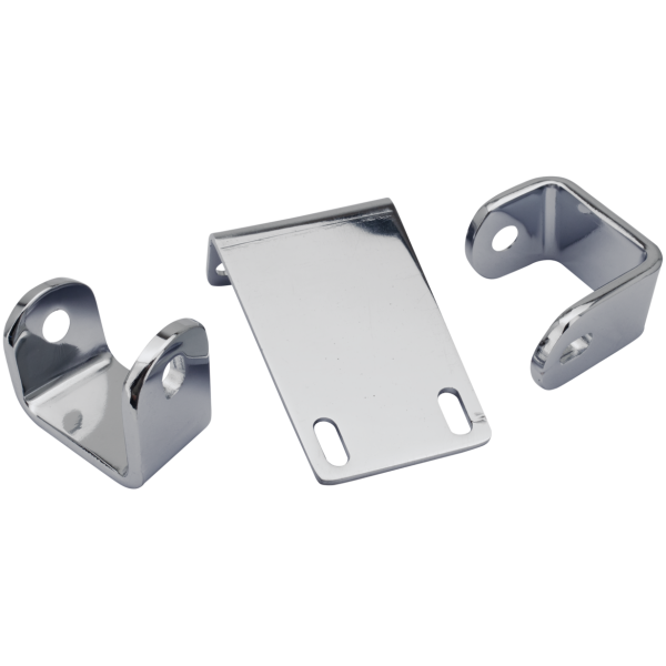 CUSTOM HORN & FRONT FENDER BRACKET FOR VINTAGE SPRINGERS Horn & Fender Bracket Chrome FL41-45