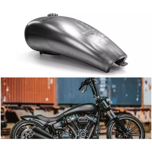 STRETCHED GAS TANK FOR MILWAUKEE EIGHT SOFTAIL Stretched 5 Gallon Gas Tank Raw ST18-22