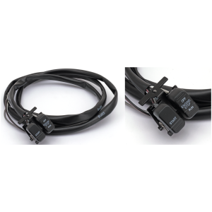 ERGONOMIC HANDLEBAR SWITCHES FOR 1996-2013 MODELS Engine Start/Stop Swith Black