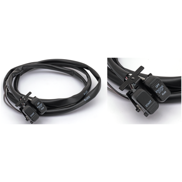 ERGONOMIC HANDLEBAR SWITCHES FOR 1996-2013 MODELS Engine Start/Stop Swith Black