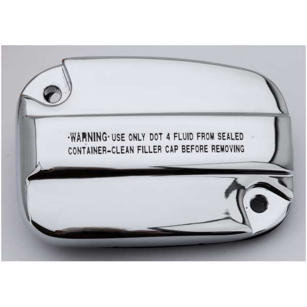 CLUTCH MASTER CYLINDER COVER Clutch M/C Cover Chrome FLH/T14-16