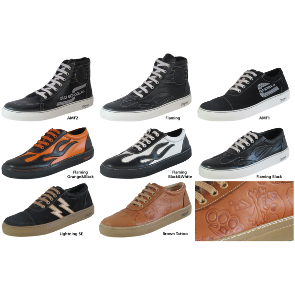 OLD SCHOOL SHOES Old School Shoes Brown tattoo size 40