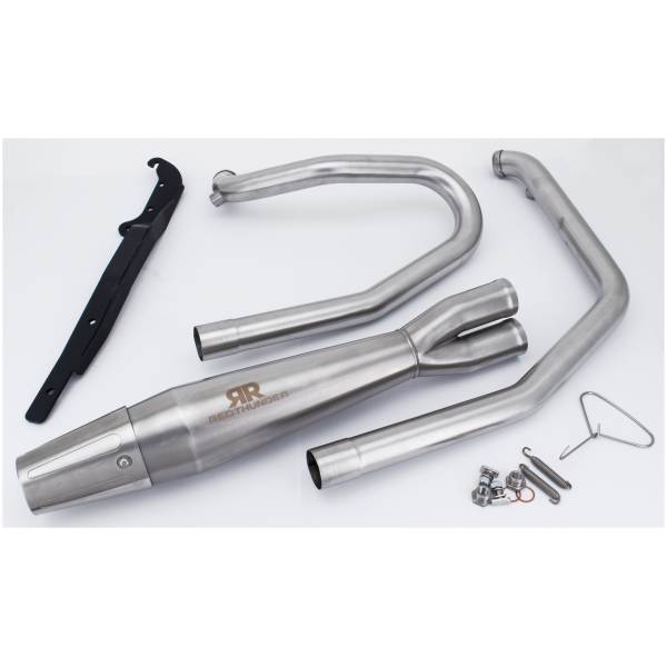 REDTHUNDER 2-INTO-1 EXHAUST SYSTEMS Redthunder 2-1 Satin FXD91-05