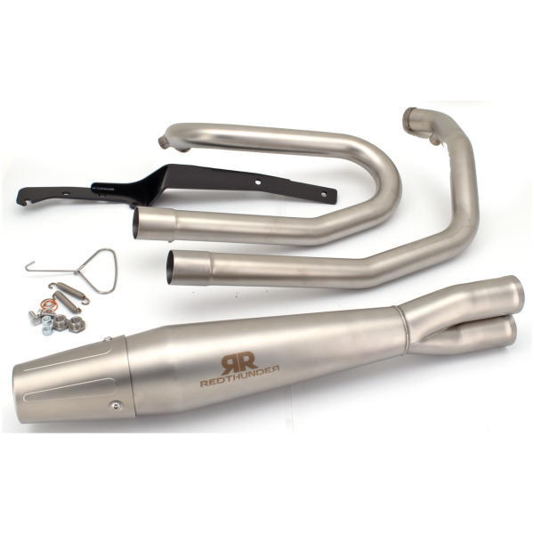 REDTHUNDER 2-INTO-1 EXHAUST SYSTEMS Redthunder 2-1 Velvet FXD06-17