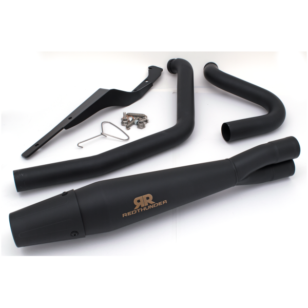REDTHUNDER 2-INTO-1 EXHAUST SYSTEMS Redthunder 2-1 Black ST18-Up