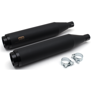REDTHUNDER SLIP-ON MUFFLERS FOR MILWAUKEE EIGHT SOFTAIL Redthunder S/O Black ST18-Up