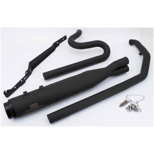 REDTHUNDER 2-INTO-1 EXHAUST SYSTEMS Redthunder 2-1 Black FLH/T09-up