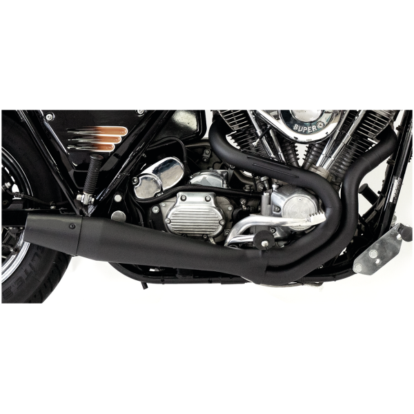 REDTHUNDER 2-INTO-1 EXHAUST SYSTEMS Redthunder 2-1 Black FXR88-00