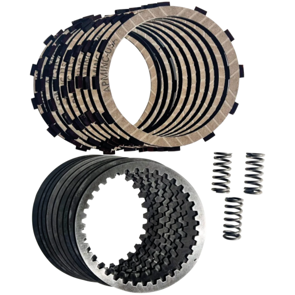 AMERICAN PRIME MFG. KEVLAR CLUTCH KIT APM BT17-UP HvyDty clutch kit w/springs
