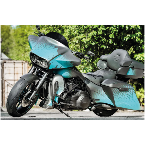 CHIN SPOILER FOR MILWAUKEE EIGHT TOURING Bolt on chin spoiler FLH/T17-up