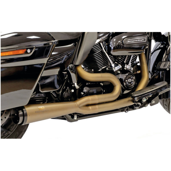 REDTHUNDER 2-INTO-1 EXHAUST SYSTEMS Redthunder 2-1 Cognac Short FLH/T09-up
