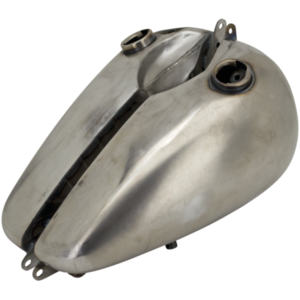 GAS AND OIL TANK SET FOR 45CI Oil tank cap chrome, Eaton replica
