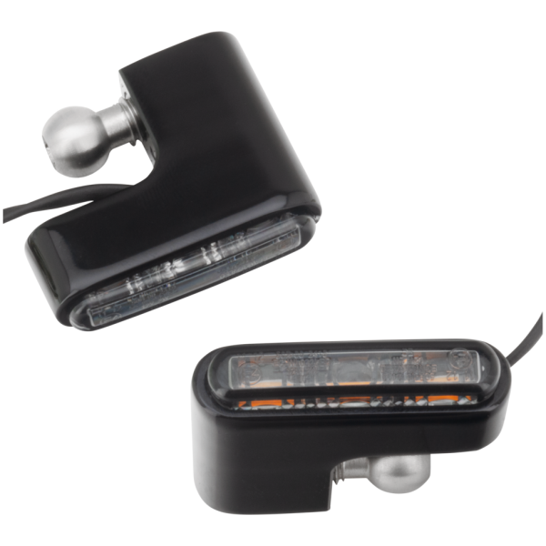 OTTO DI CUORI LED TURN SIGNALS Front turn signals black anodized F*ST