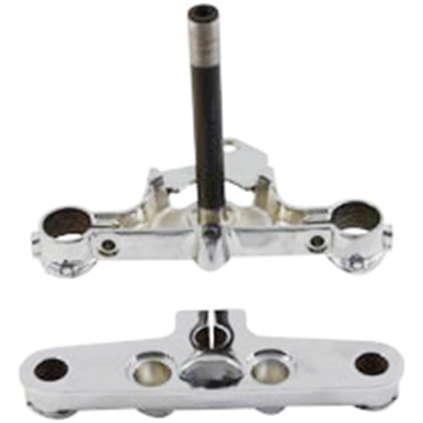 STOCK STYLE TRIPLE TREE KITS FOR 41MM FORKS Triple tree set 41mm FLST86-99 chrome US