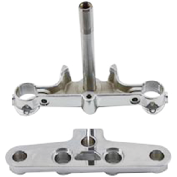 STOCK STYLE TRIPLE TREE KITS FOR 41MM FORKS Triple tree set 41mm FLST00-17 chrome