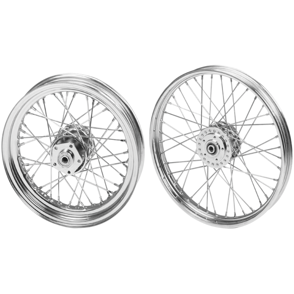40-SPOKE WHEELS FOR 2000 TO PRESENT TOURING 3.00x16 RR wheel FLH/T02-04 chr spokes