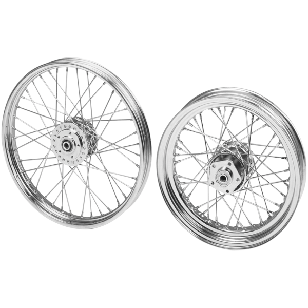 40-SPOKE WHEELS FOR XL SPORTSTER 2000 TO PRESENT 3.00x16 RR wheel 1"axle 05-07 inox spoke