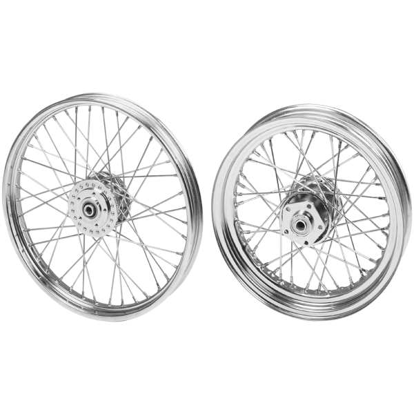 40-SPOKE WHEELS FOR 2000 TO PRESENT SOFTAIL 2.15x21 FR wheel FXST07 chr spokes