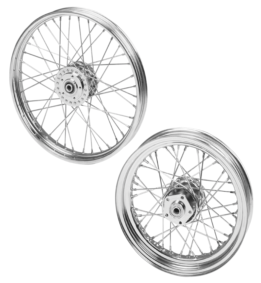 40-SPOKE WHEELS FOR 2000-2017 DYNA 4.50x17 RR wheel FXD08-17 chr spokes