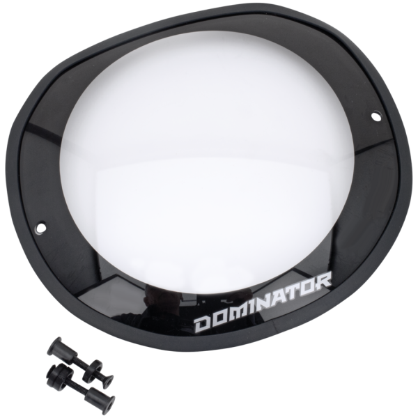 DOMINATOR HEADLIGHT TRIM AND LENS COVER FOR FXLRST FAIRING Dominator Headlight Trim Kit FXLRST22-Up