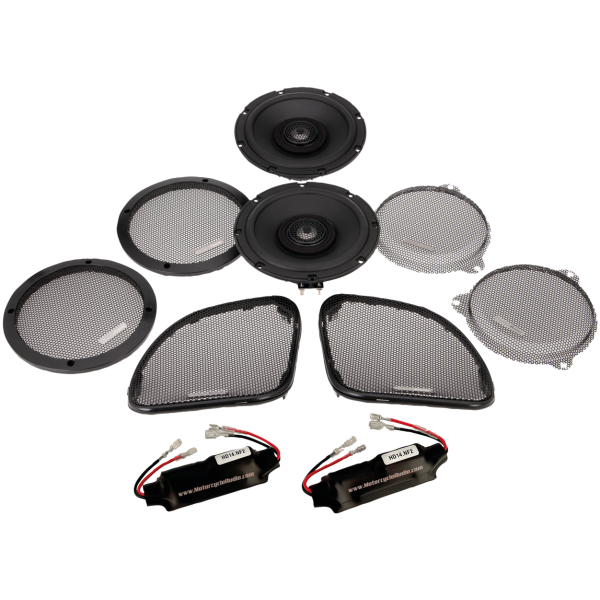 PRECISION POWER FAIRING SPEAKER KITS 6.5" Fairing Speakers 4 Ohm FLH/T14-Up