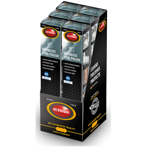 AUTOSOL STAINLESS STEEL POLISH 6pck Autosol Stainless Steel Polish 75ml