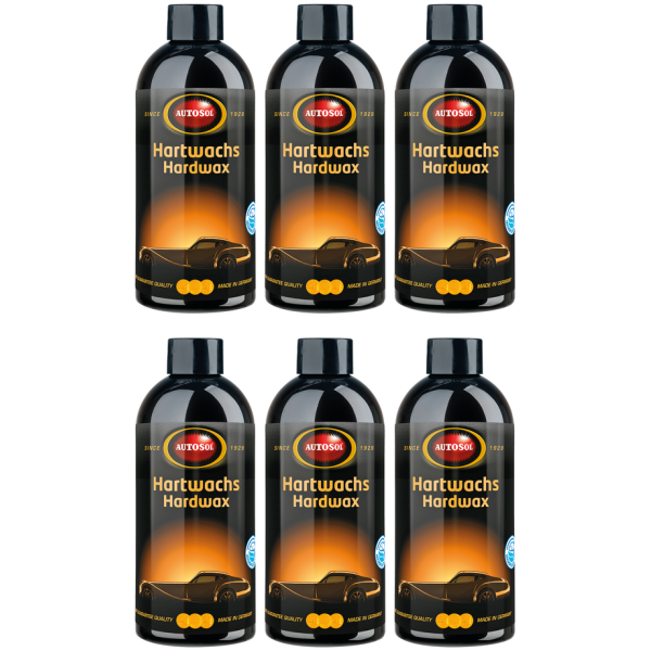 AUTOSOL HARD WAX 6pck Autosol Hard Wax 500ml