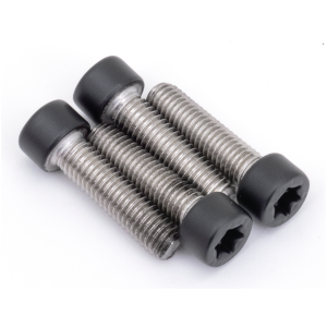 BLACK STAINLESS STEEL HANDLEBAR TOP CLAMP SCREW Bar Top Clamp Bolts Matt Blk RH21-Up