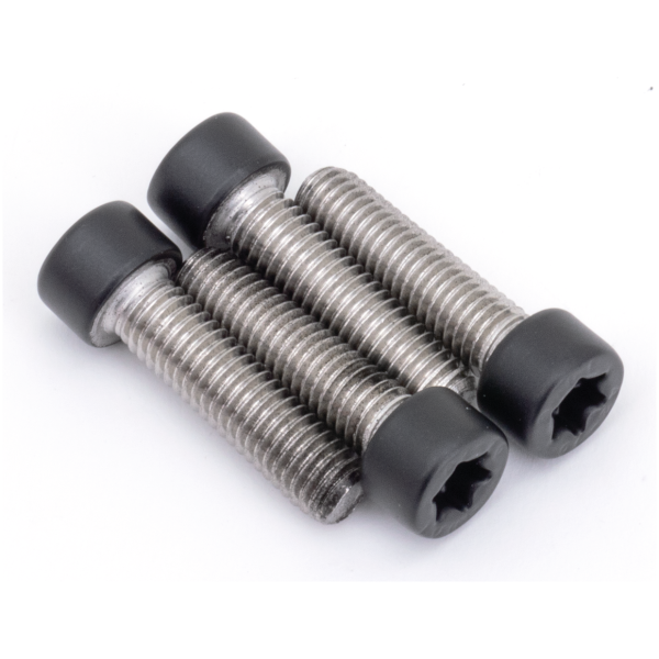 BLACK STAINLESS STEEL HANDLEBAR TOP CLAMP SCREW Bar Top Clamp Bolts Matt Blk RH21-Up