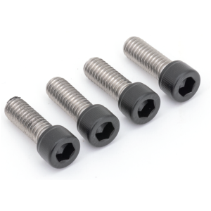 BLACK STAINLESS STEEL HANDLEBAR TOP CLAMP SCREW Bar Top Clamp Bolts Matt Blk K2