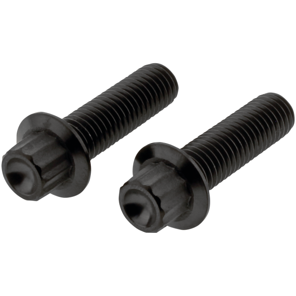 BLACK TITANIUM CALIPER BOLTS Caliper FR Bolts Titanium Black K1