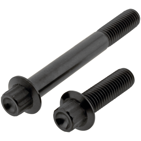 BLACK TITANIUM CALIPER BOLTS Caliper FR Bolts Titanium Black K2
