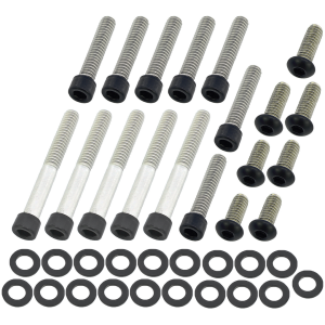 BLACK STAINLESS STEEL PRIMARY COVER SCREWS Prim. Cover Bolts Matt Blk BT89-99