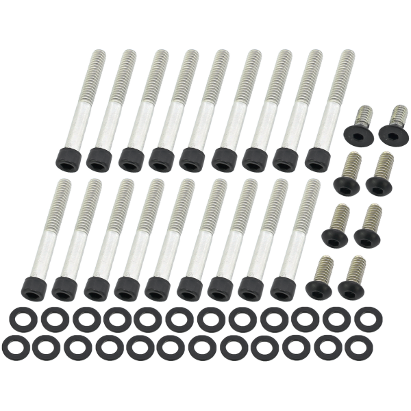 BLACK STAINLESS STEEL PRIMARY COVER SCREWS Prim. Cover Bolts Matt Blk XL04-22